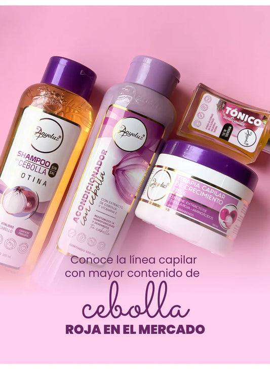 ✨KIT DE CEBOLLA ANYELUZ 4 X 1🧅💆‍♀️